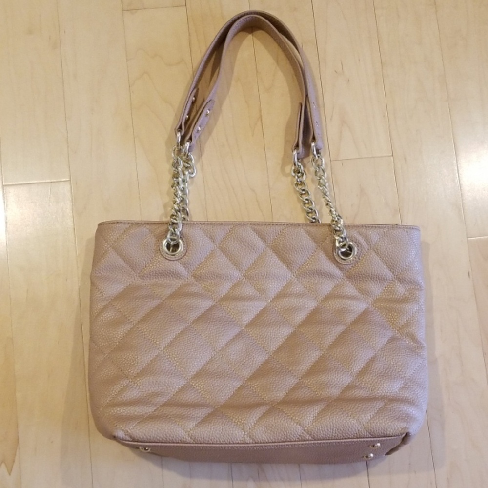 Charming Charlie Beige Handbag.  New